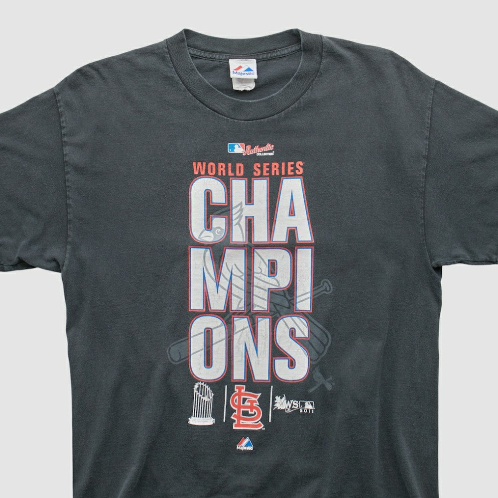 St. Louis Cardinals Majestic 2011 T-Shirt | MLB Outlet