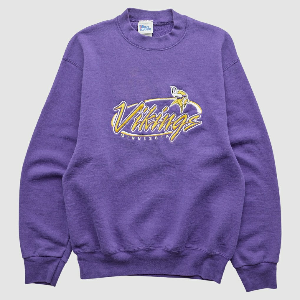 Minnesota Vikings Fanatics Pro Player 90s Pullover Sweatshirt