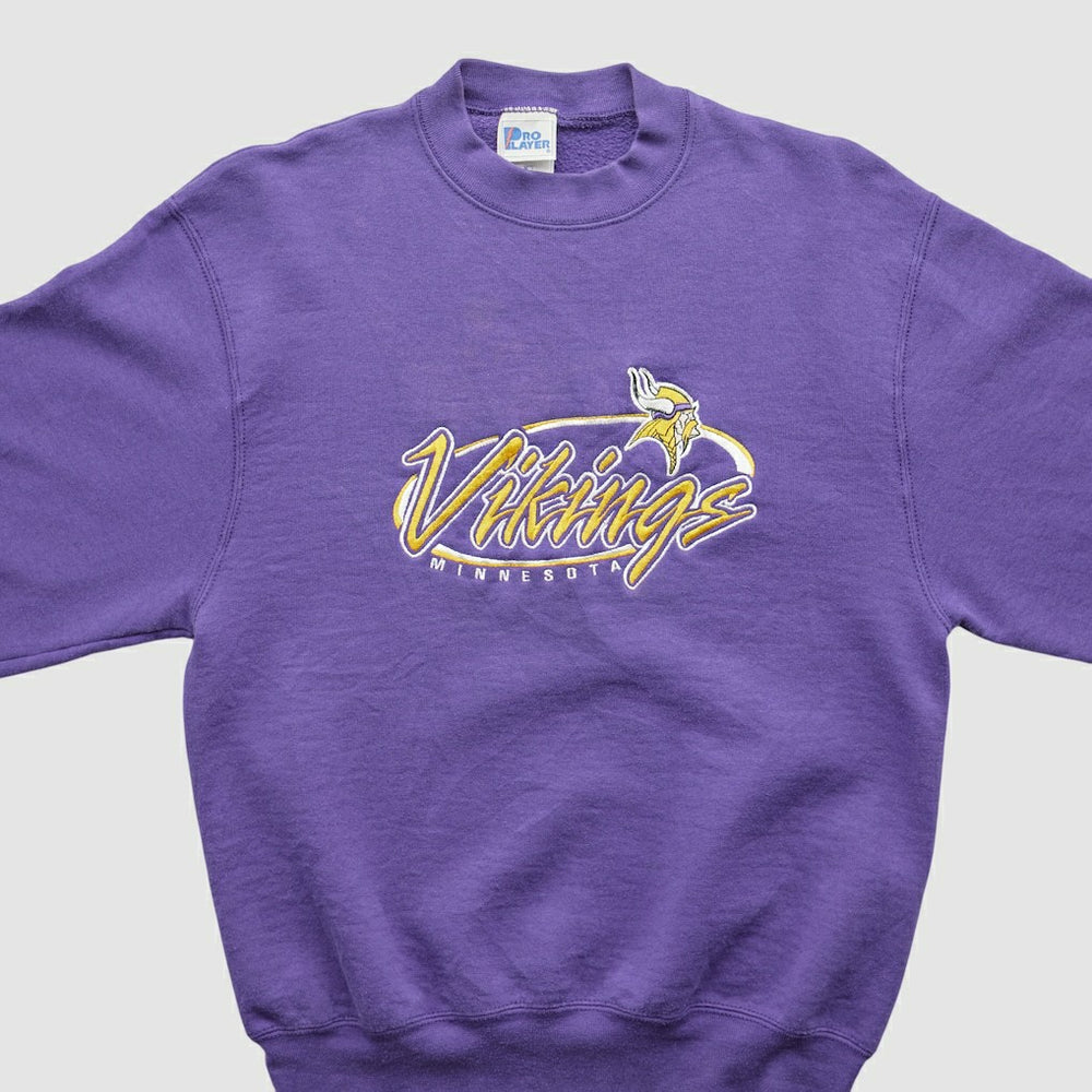 Minnesota Vikings Fanatics Pro Player 90s Pullover Sweatshirt