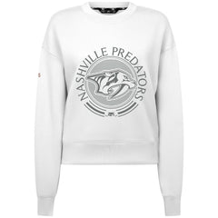 Nashville Predators Levelwear Women's Slate & Snow Sponge Tri-Blend Sweatshirt Discount
