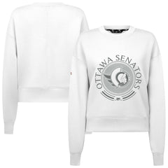 Ottawa Senators Levelwear Women's Slate & Snow Sponge Tri-Blend Sweatshirt Online
