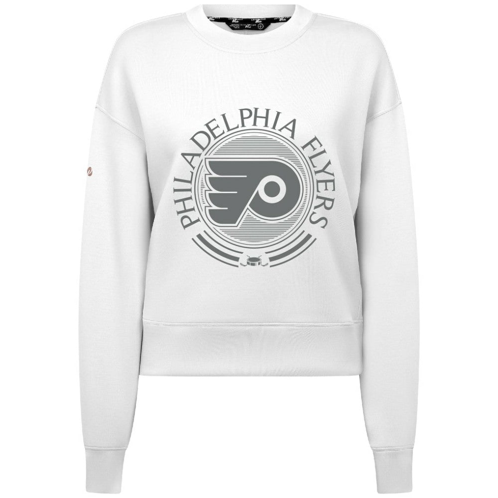 Philadelphia Flyers Levelwear Women's Slate & Snow Sponge Tri-Blend Sweatshirt Discount
