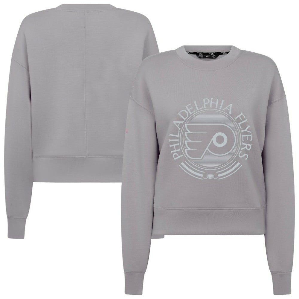 Philadelphia Flyers Levelwear Women's Slate & Snow Sponge Tri-Blend Sweatshirt Online