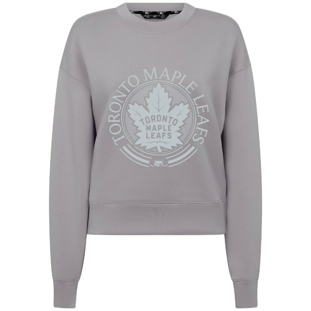 Toronto Maple Leafs Levelwear Women's Slate & Snow Sponge Tri-Blend Sweatshirt Outlet