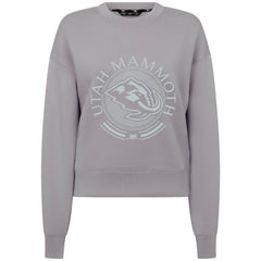 Utah Mammoth Levelwear Women's Slate & Snow Sponge Tri-Blend Sweatshirt Discount