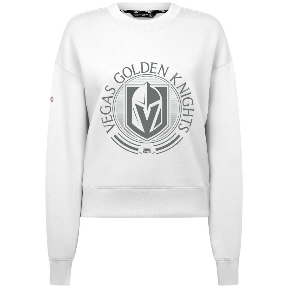 Vegas Golden Knights Levelwear Women's Slate & Snow Sponge Tri-Blend Sweatshirt Online
