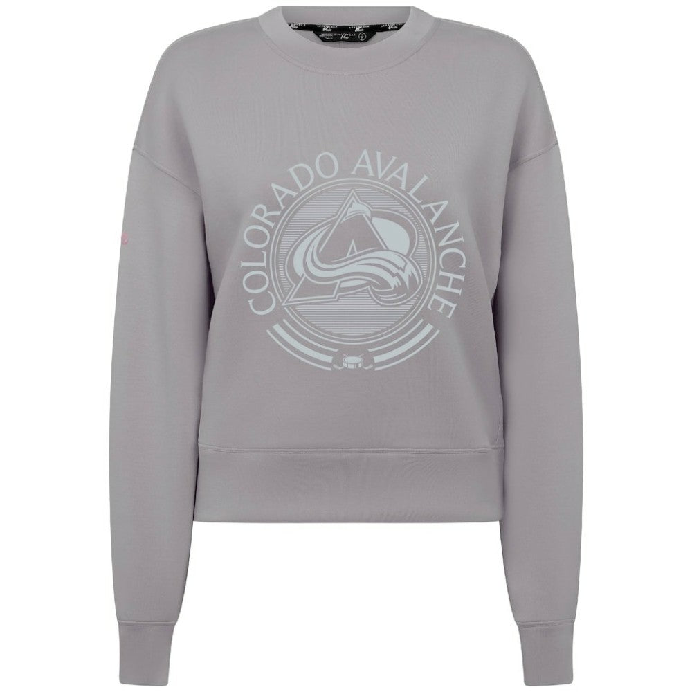 Colorado Avalanche Levelwear Women's Slate & Snow Sponge Tri-Blend Sweatshirt Sale