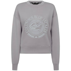 Columbus Blue Jackets Levelwear Women's Slate & Snow Sponge Tri-Blend Sweatshirt Sale