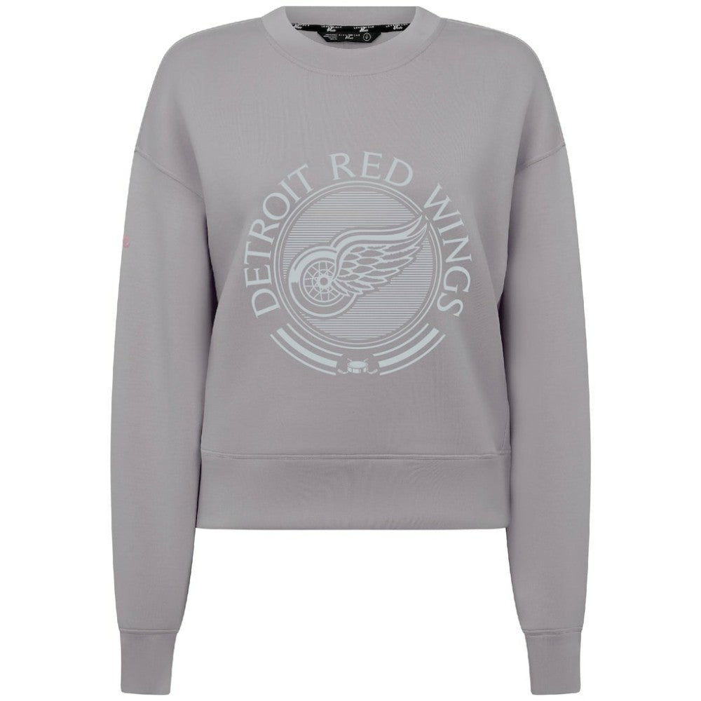 Detroit Red Wings Levelwear Women's Slate & Snow Sponge Tri-Blend Sweatshirt Sale