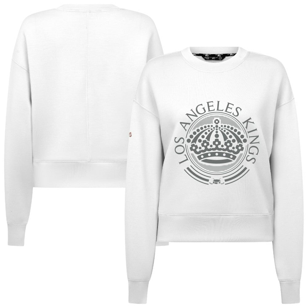 Los Angeles Kings Levelwear Women's Slate & Snow Sponge Tri-Blend Sweatshirt Online
