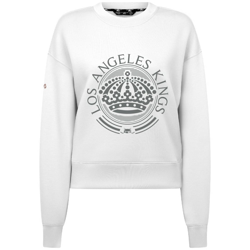 Los Angeles Kings Levelwear Women's Slate & Snow Sponge Tri-Blend Sweatshirt Online