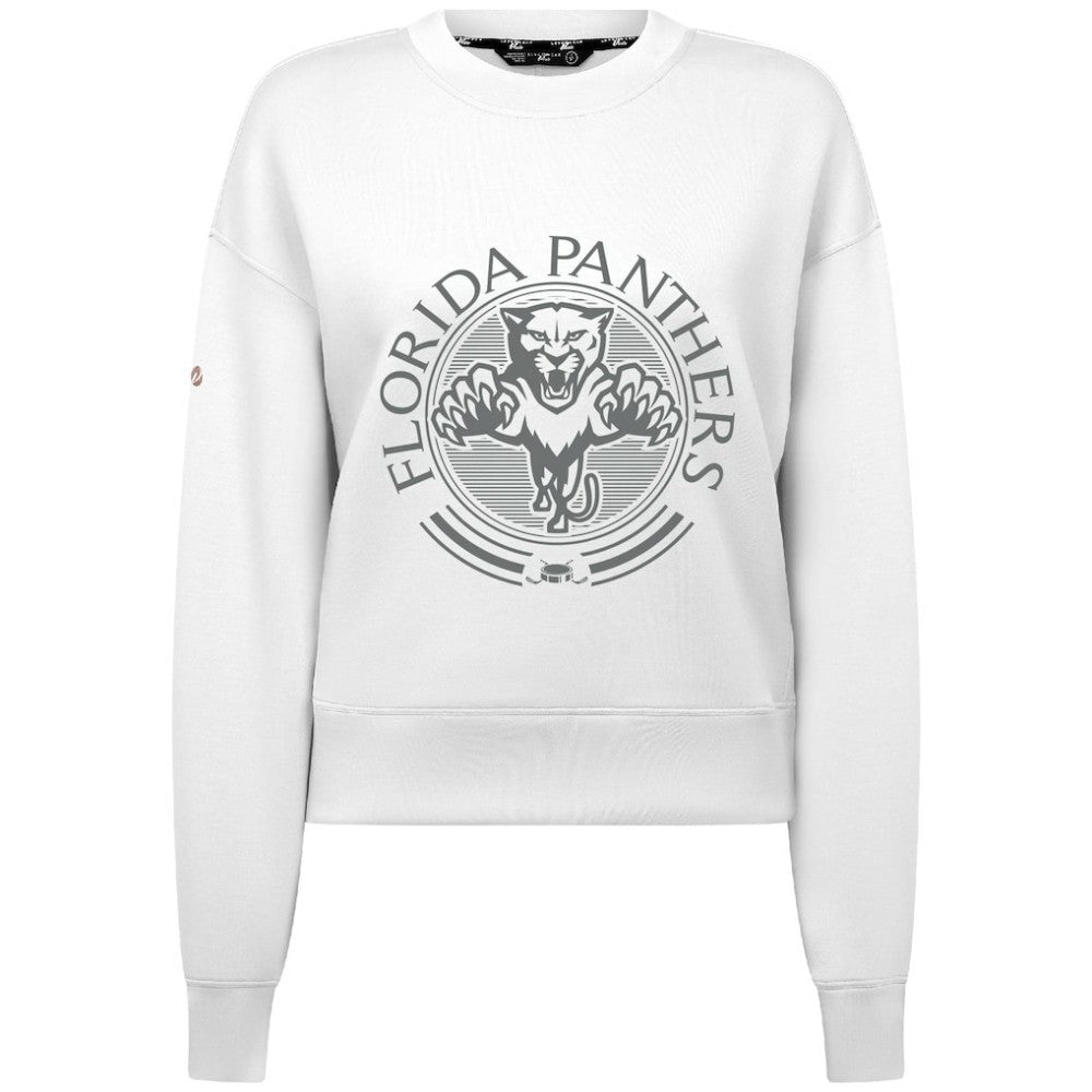 Florida Panthers Levelwear Women's Slate & Snow Sponge Tri-Blend Sweatshirt Sale