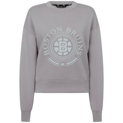 Boston Bruins Levelwear Women's Slate & Snow Sponge Tri-Blend Sweatshirt Outlet