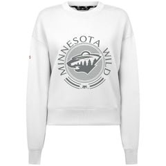 Minnesota Wild Levelwear Women's Slate & Snow Sponge Tri-Blend Sweatshirt Online
