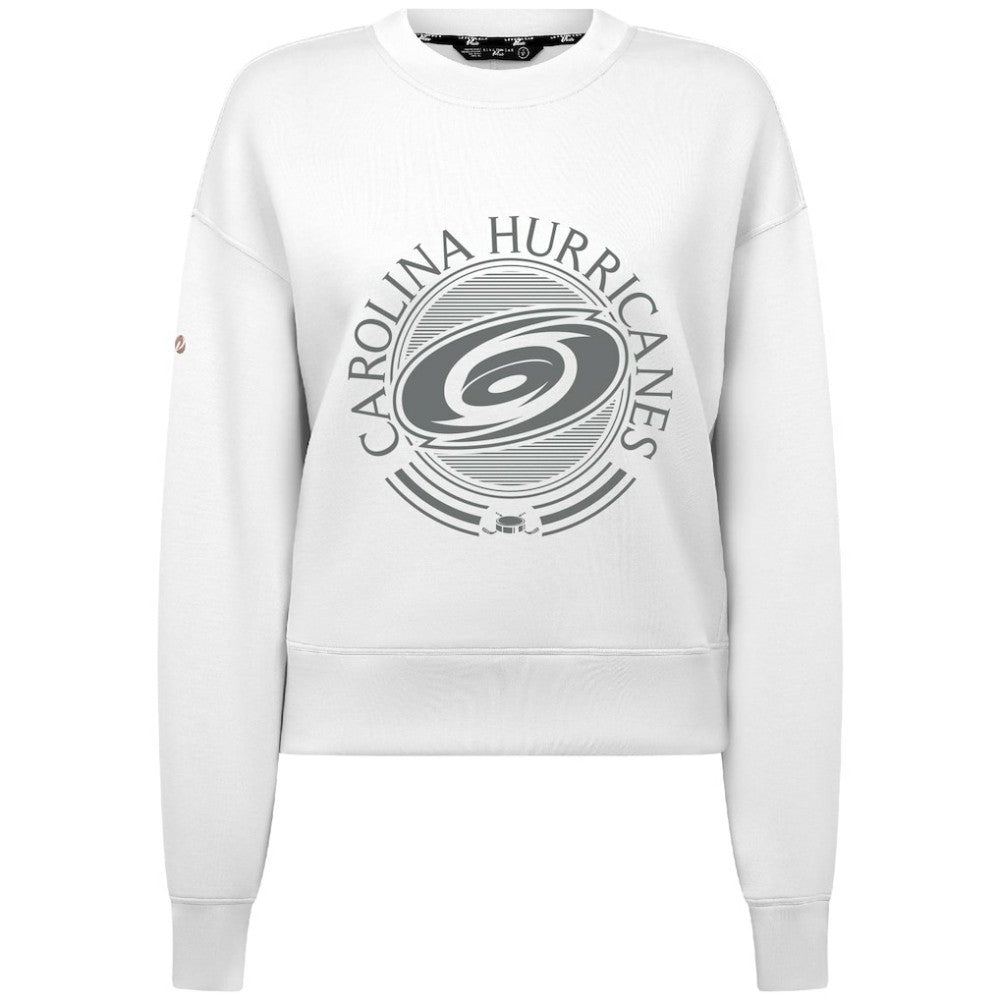Carolina Hurricanes Levelwear Women's Slate & Snow Sponge Tri-Blend Sweatshirt Sale