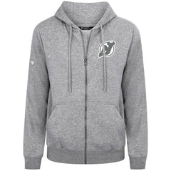 New Jersey Devils Levelwear Podium Chenille Logo Full-Zip Hoodie Sale