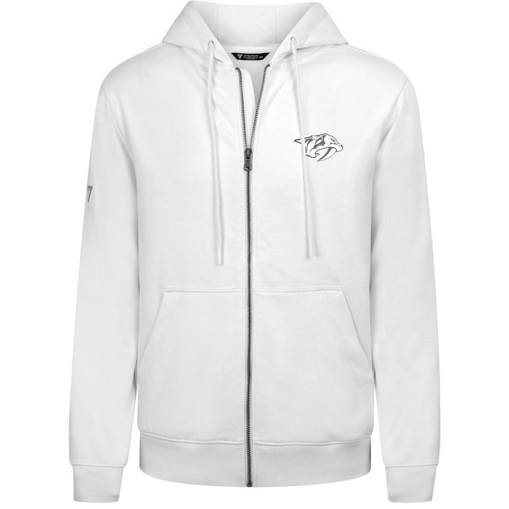 Nashville Predators Levelwear Podium Chenille Logo Full-Zip Hoodie On Sale
