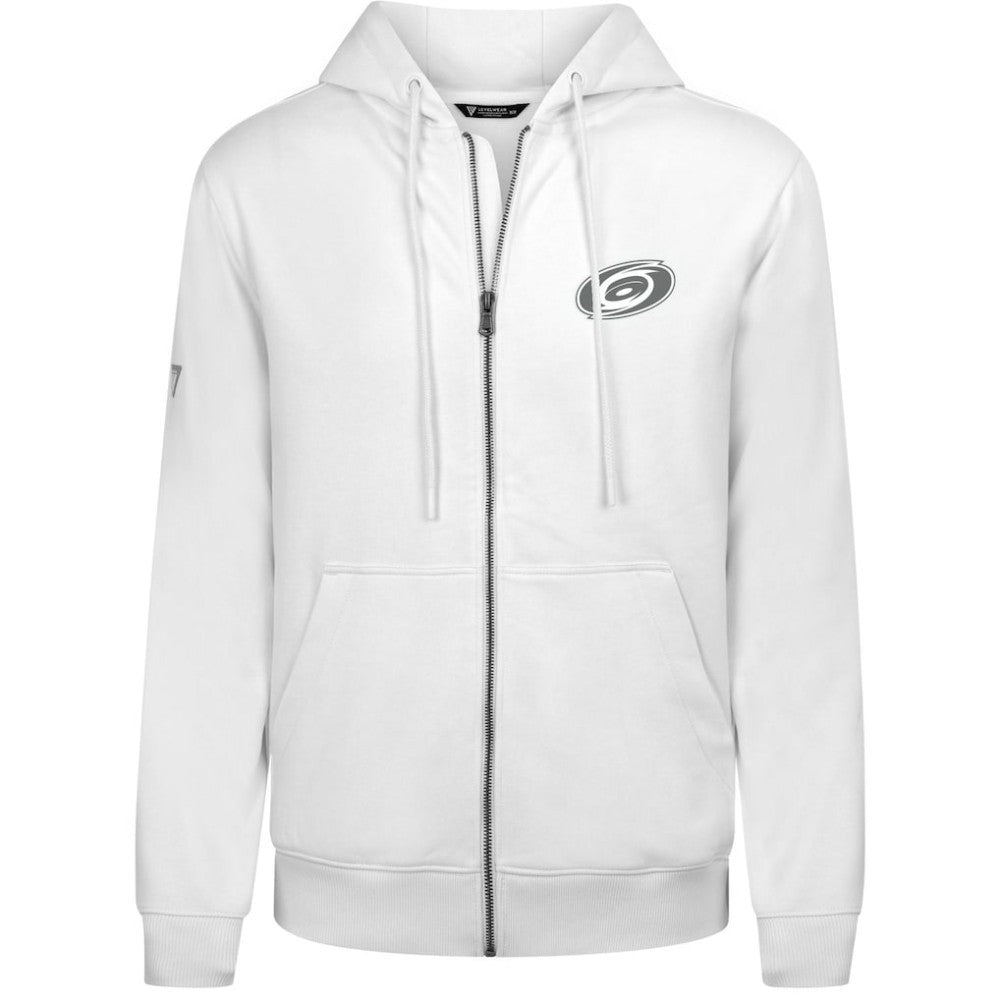 Carolina Hurricanes Levelwear Podium Chenille Logo Full-Zip Hoodie On Sale