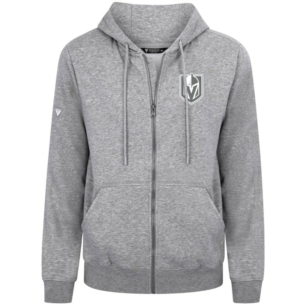 Vegas Golden Knights Levelwear Podium Chenille Logo Full-Zip Hoodie For Sale