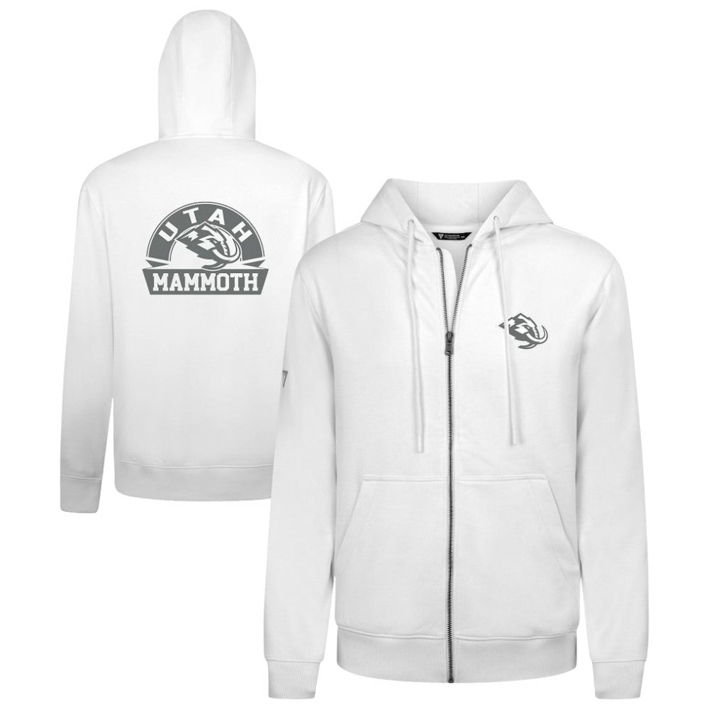 Utah Mammoth Levelwear Podium Chenille Logo Full-Zip Hoodie Outlet