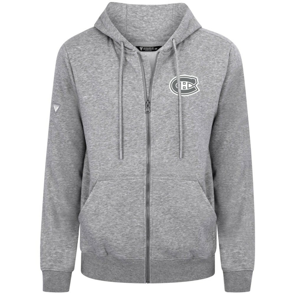 Montreal Canadiens Levelwear Podium Chenille Logo Full-Zip Hoodie On Sale