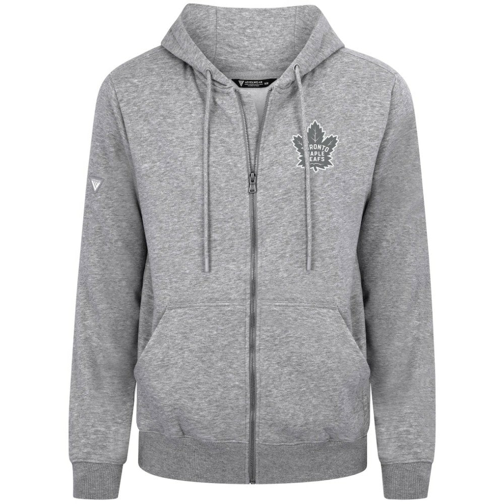 Toronto Maple Leafs Levelwear Podium Chenille Logo Full-Zip Hoodie For Sale