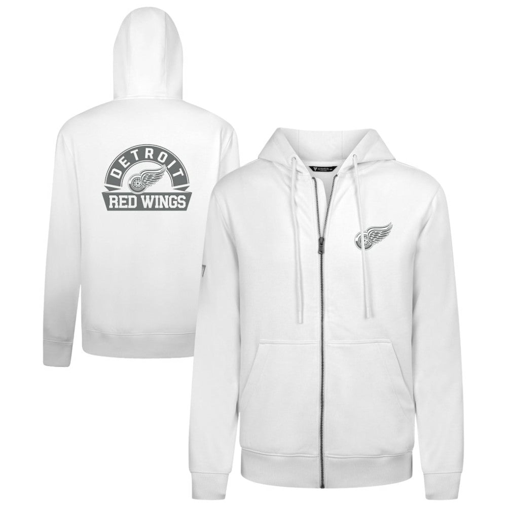 Detroit Red Wings Levelwear Podium Chenille Logo Full-Zip Hoodie Discount