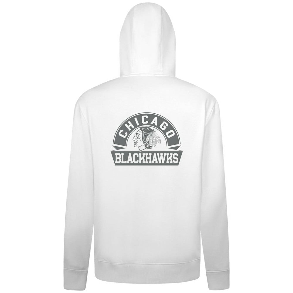 Chicago Blackhawks Levelwear Podium Banner Arch Full-Zip Hoodie For Sale