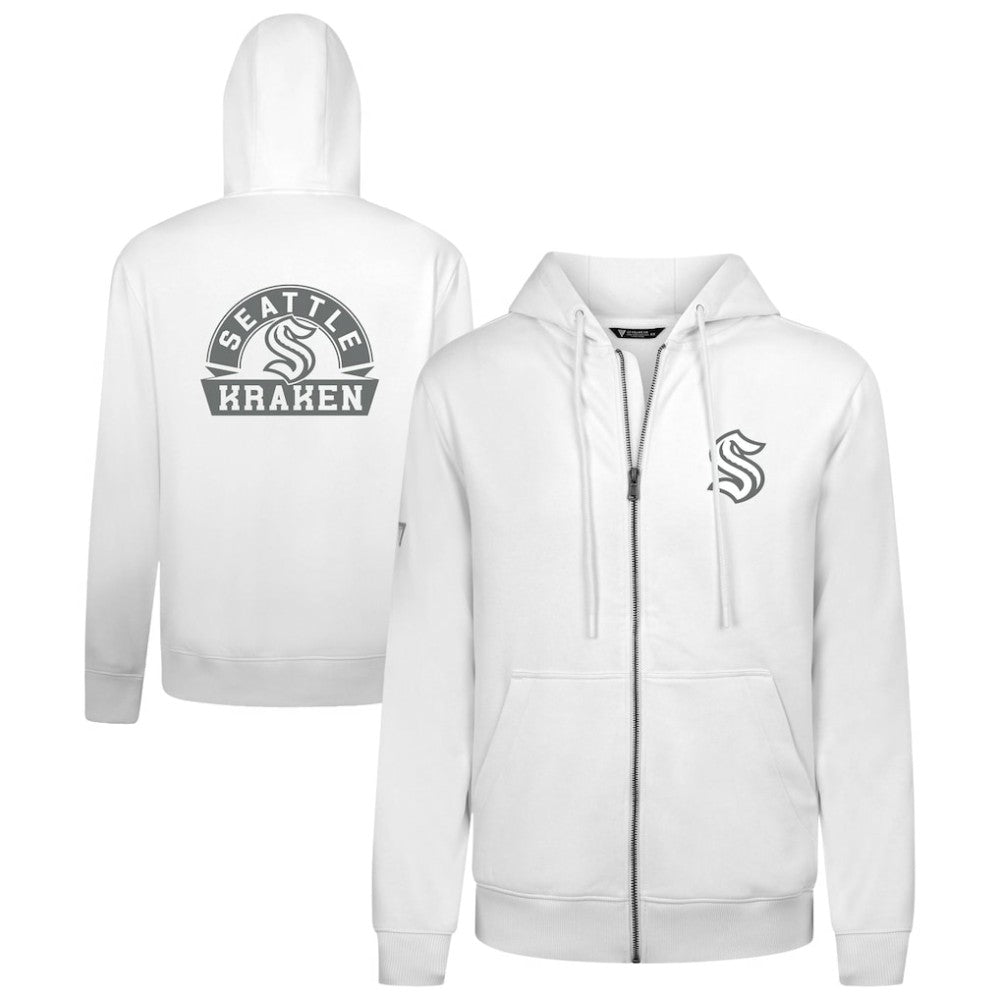 Seattle Kraken Levelwear Podium Banner Arch Full-Zip Hoodie For Sale