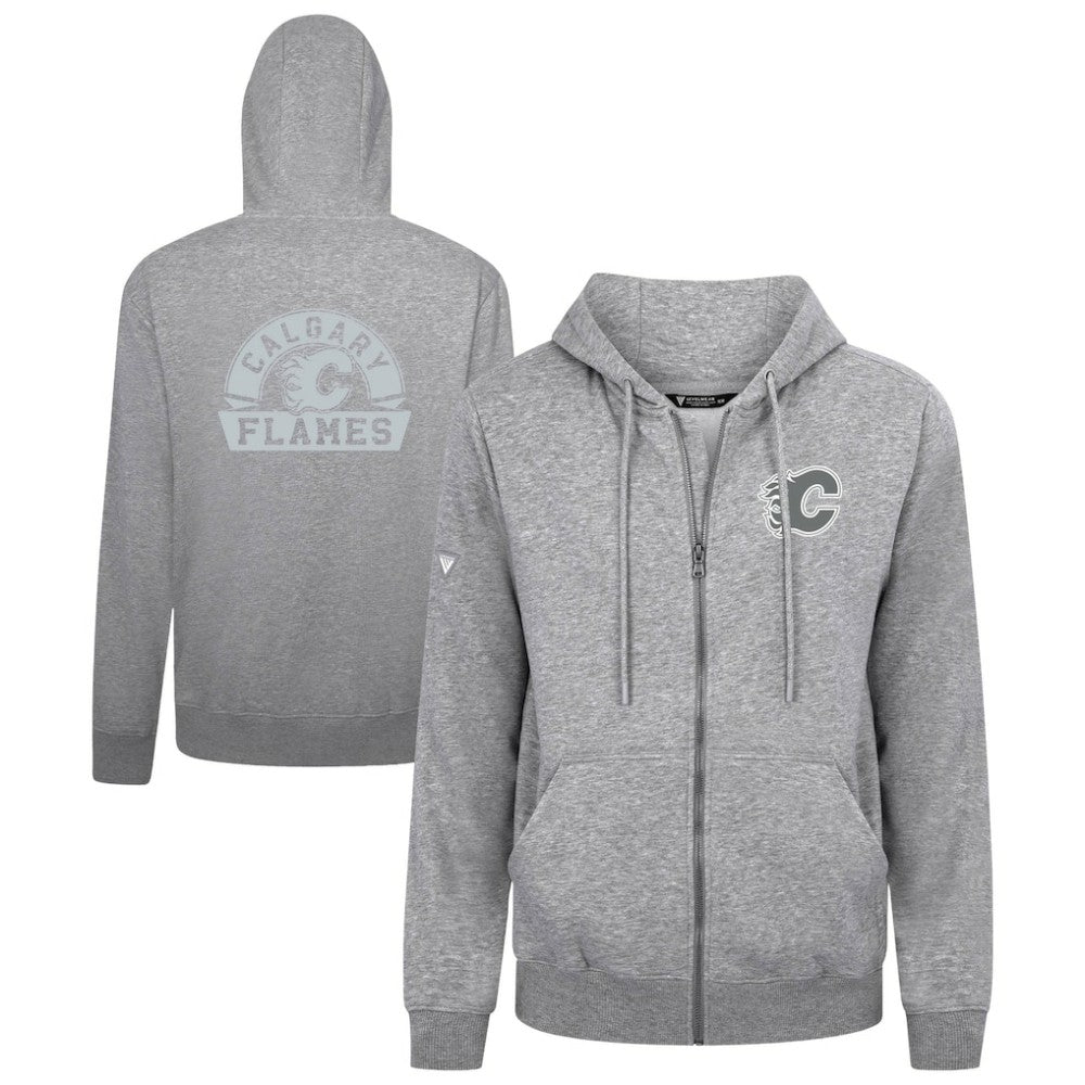 Calgary Flames Levelwear Podium Banner Arch Full-Zip Hoodie Online