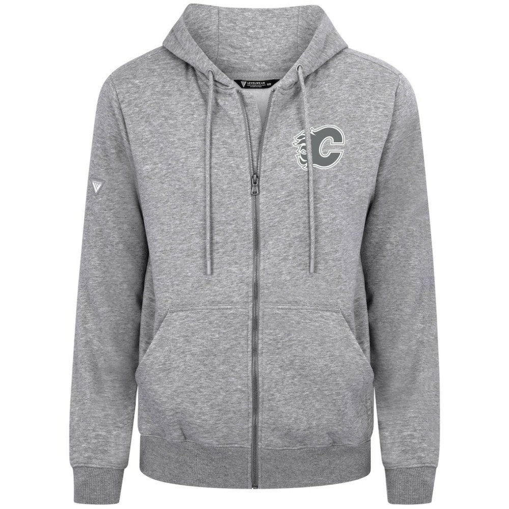 Calgary Flames Levelwear Podium Banner Arch Full-Zip Hoodie Online