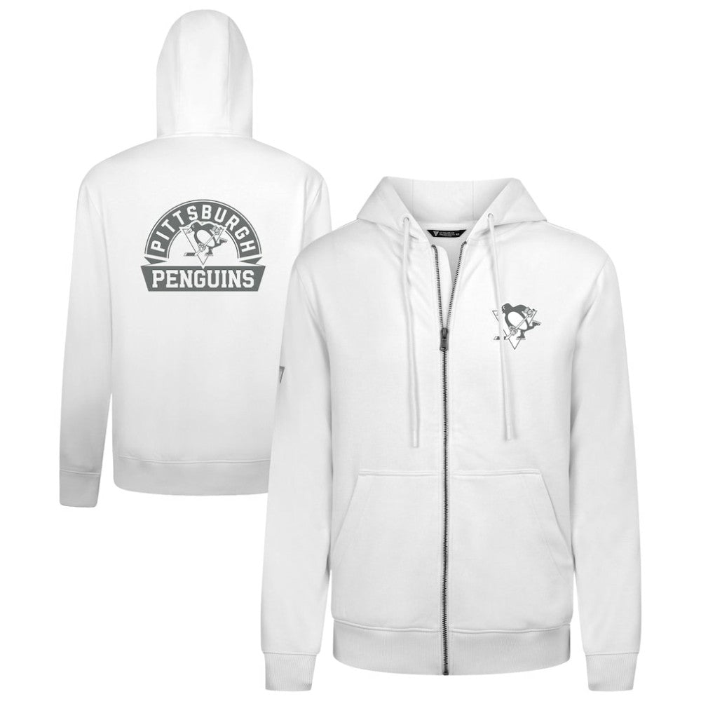 Pittsburgh Penguins Levelwear Podium Banner Arch Full-Zip Hoodie Sale