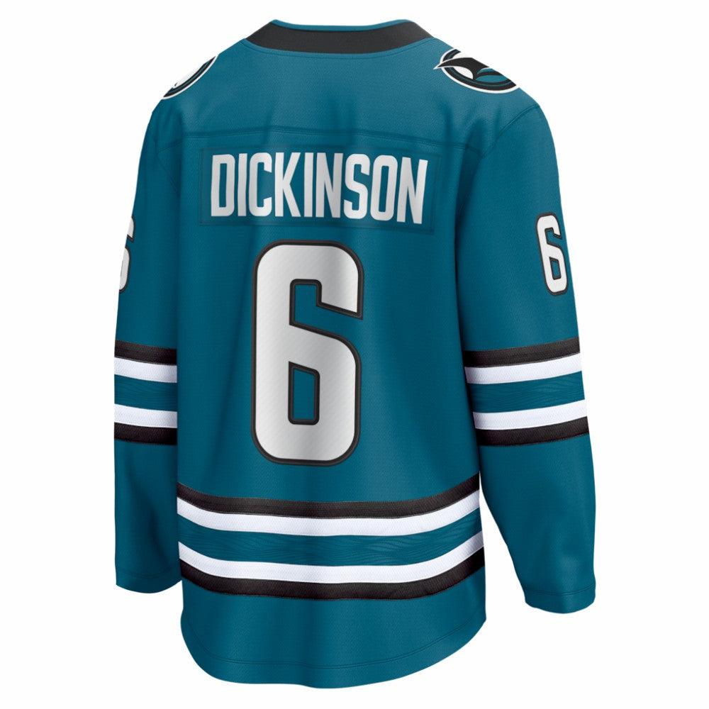 Sam Dickinson San Jose Sharks Fanatics Home Breakaway Jersey Outlet