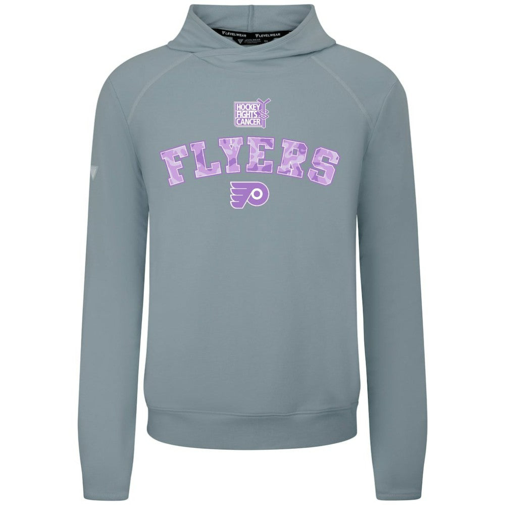 Philadelphia Flyers Levelwear Hockey Fights Cancer Mandate Tri-Blend Hoodie Discount