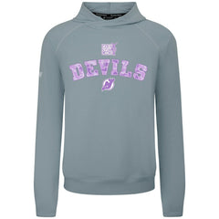 New Jersey Devils Levelwear Hockey Fights Cancer Mandate Tri-Blend Hoodie For Sale