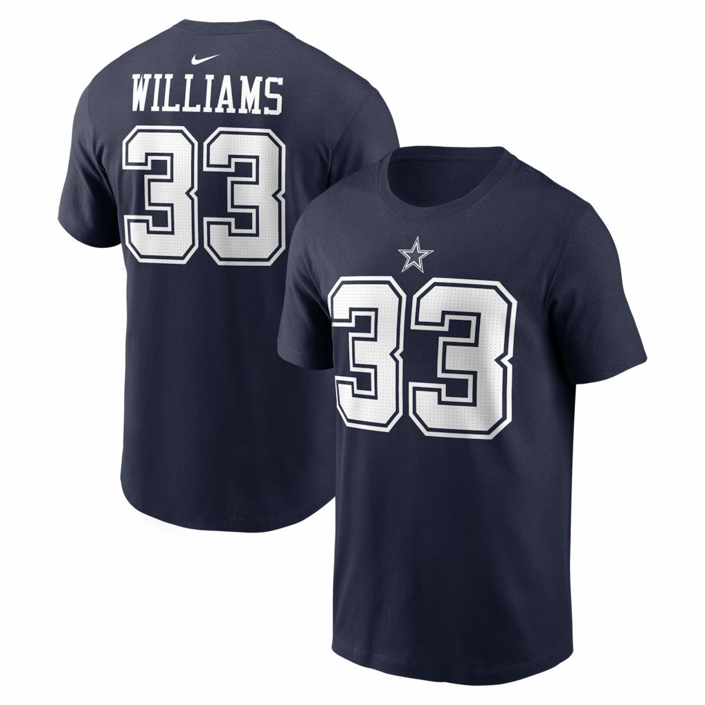 Dallas Cowboys Nike Javonte Williams  Name & Number T-Shirt