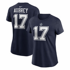 Dallas Cowboys Nike Brandon Aubrey  Women's Player Name & Number T-Shirt