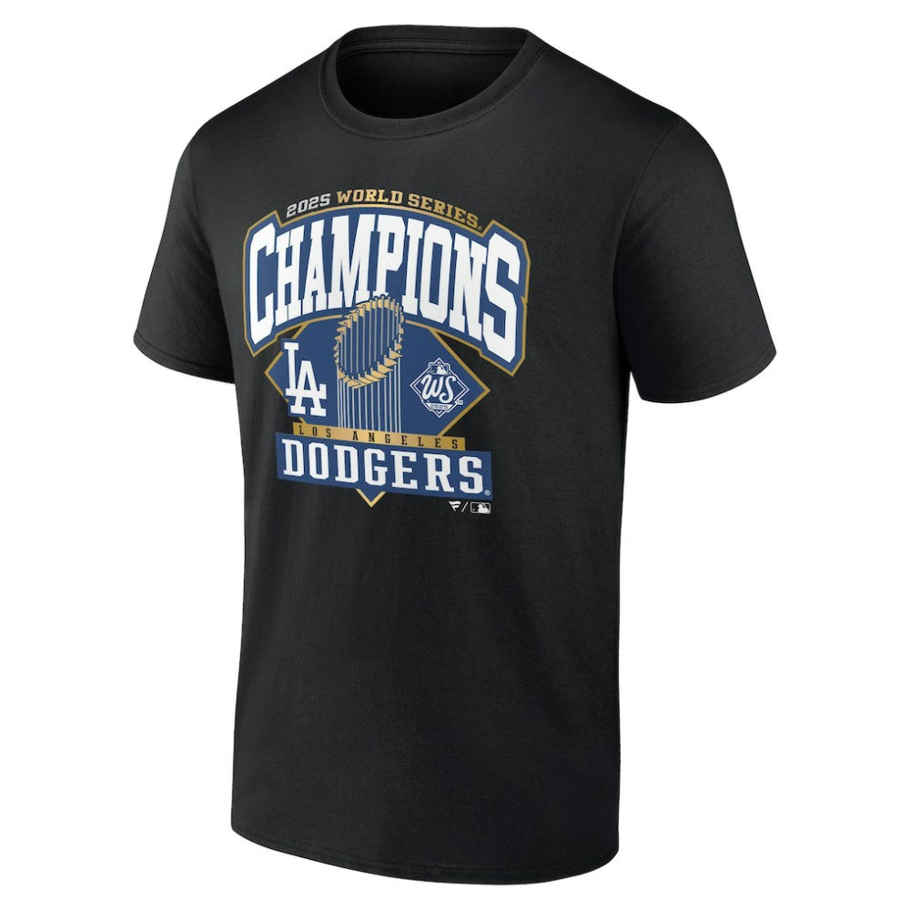 Los Angeles Dodgers 2025 World Series Champions Custom Name & Number T-Shirt | MLB On Sale