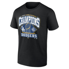 Los Angeles Dodgers 2025 World Series Champions Custom Name & Number T-Shirt | MLB On Sale