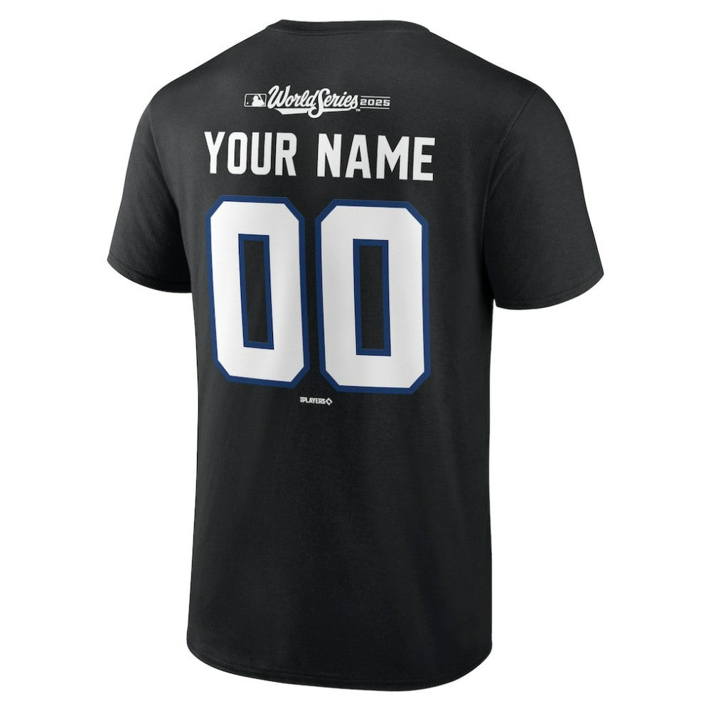 Los Angeles Dodgers 2025 World Series Champions Custom Name & Number T-Shirt | MLB On Sale