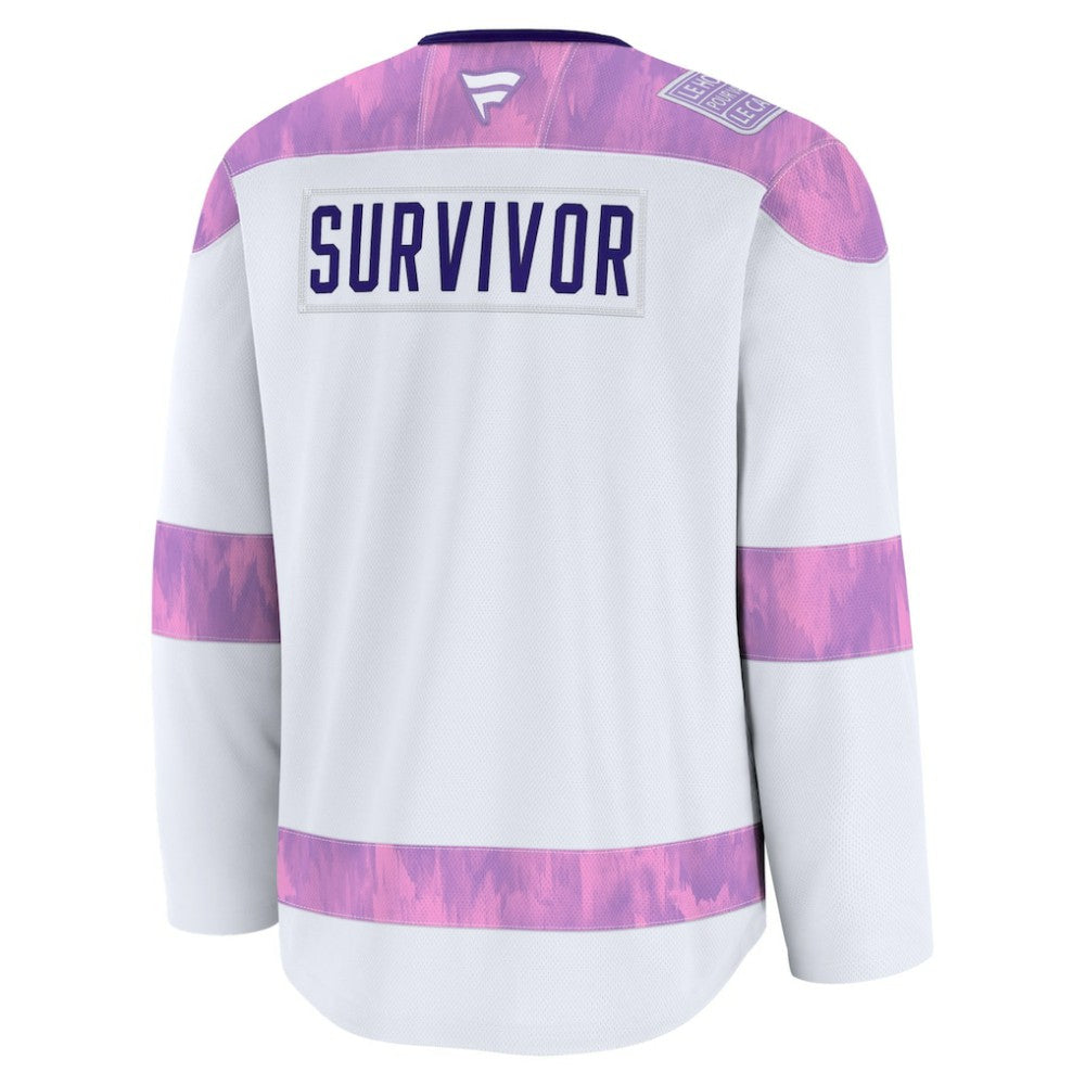Nashville Predators Fanatics Hockey Fights Cancer Survivor Practice Jersey Discount