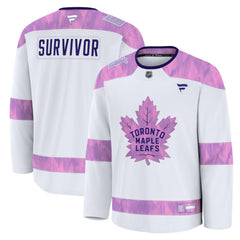 Toronto Maple Leafs Fanatics Hockey Fights Cancer Survivor Practice Jersey Outlet
