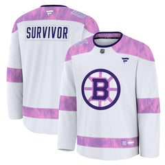 Boston Bruins Fanatics Hockey Fights Cancer Survivor Practice Jersey Sale