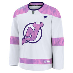 New Jersey Devils Fanatics Hockey Fights Cancer Survivor Practice Jersey Discount