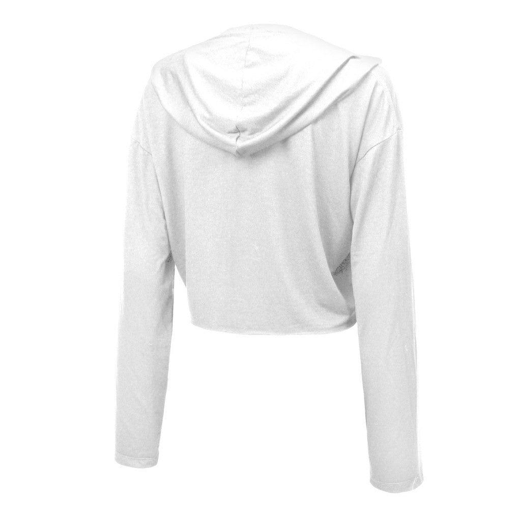 Philadelphia Eagles  Jalen Hurts  Majestic Threads Women's Glitter Wordmark Hoodie