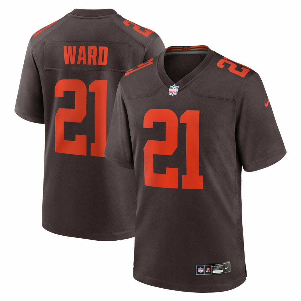 Cleveland Browns Nike Denzel Ward  Alpha Dawg Game Jersey