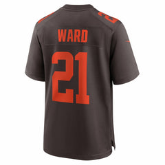 Cleveland Browns Nike Denzel Ward  Alpha Dawg Game Jersey