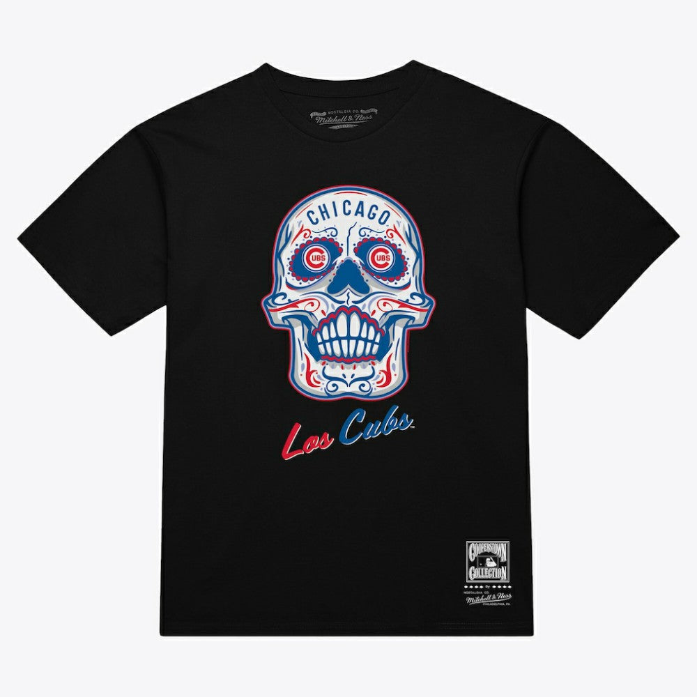 Chicago Cubs Mitchell & Ness Women's Sugar Skull Boxy T-Shirt | MLB Near me