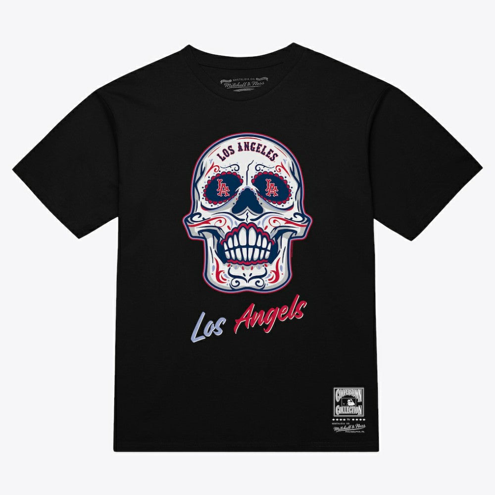 Los Angeles Angels Mitchell & Ness Women's Sugar Skull Boxy T-Shirt | MLB Shop
