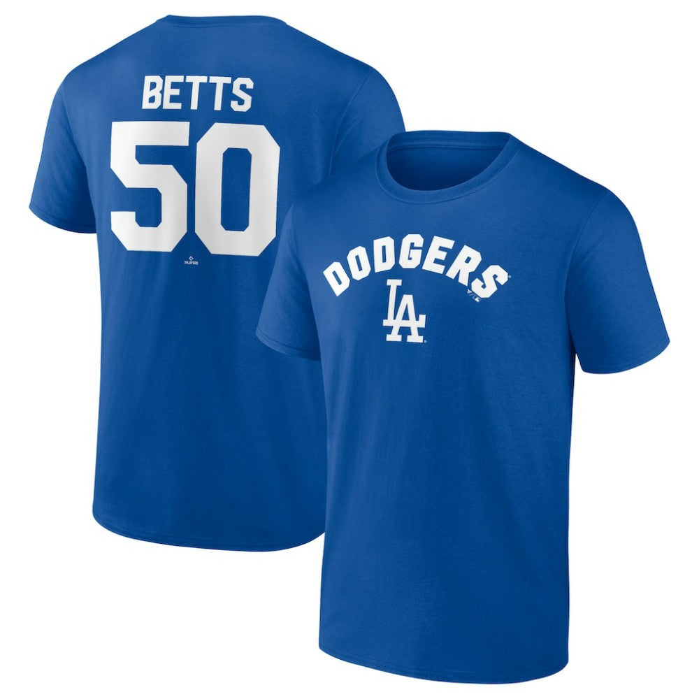 Mookie Betts Los Angeles Dodgers Winning Streak Name & Number T-Shirt | MLB Shop